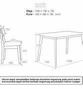 Ukuran Meja Makan Minimalis 6 Kursi